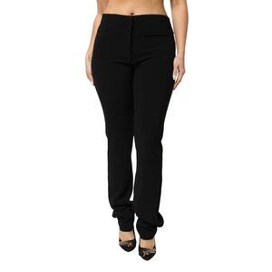 Exte Straight Leg Trousers Women Black Jeans & Pants